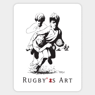Rugby Junior Tackle by PPereyra Sticker